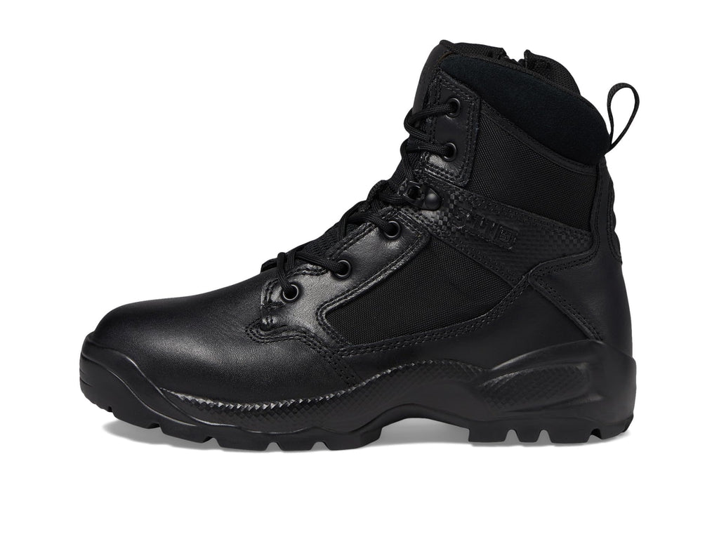 Black 6-Inch Side-Zip Work Boots V42796