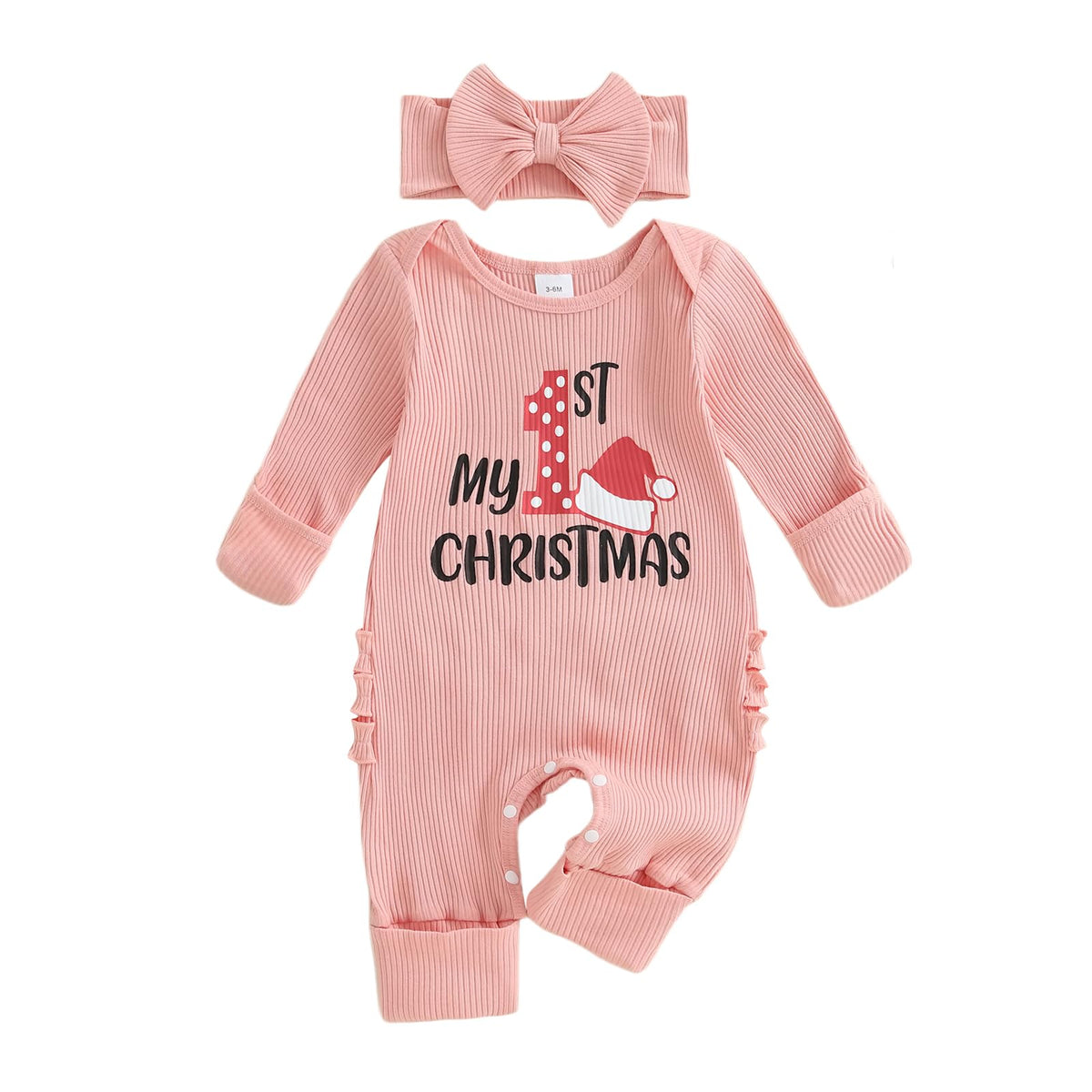 Baby Girl Long Sleeve Romper Jumpsuit W94096