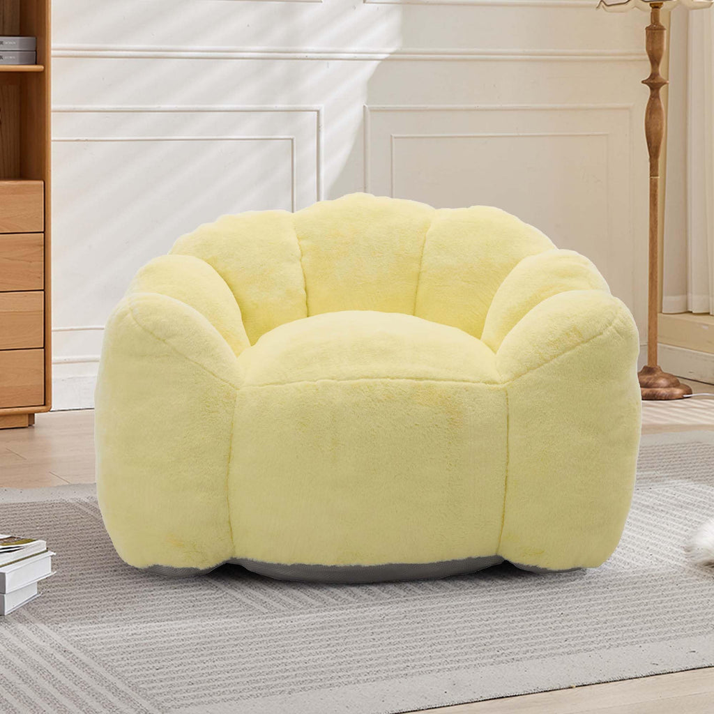 Oversized Memory Foam Bean Bag Chair with Backrest V502834