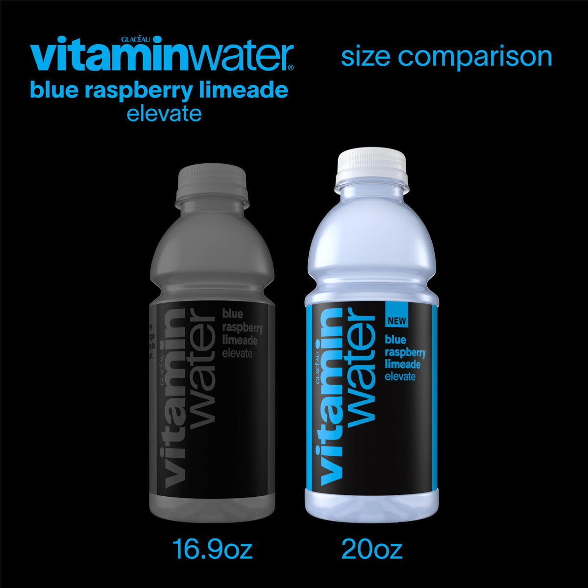 Blue Raspberry Limeade Nutrient Enhanced Water Beverage 20 oz 12 pack Z5489