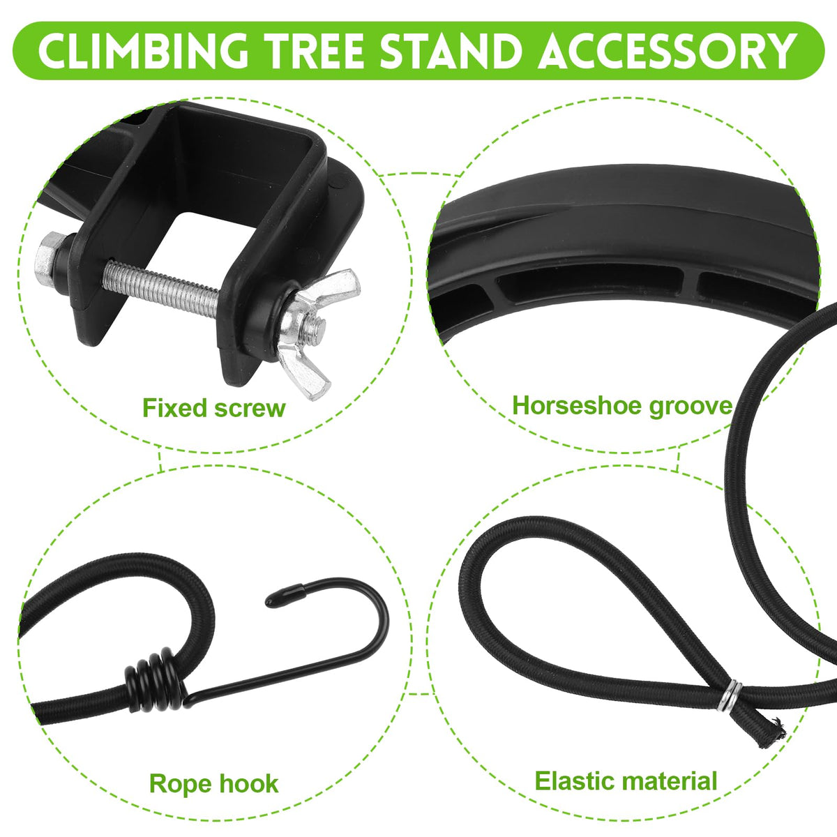 Climbing Tree Stand Accessories with Elastic Rope K41107