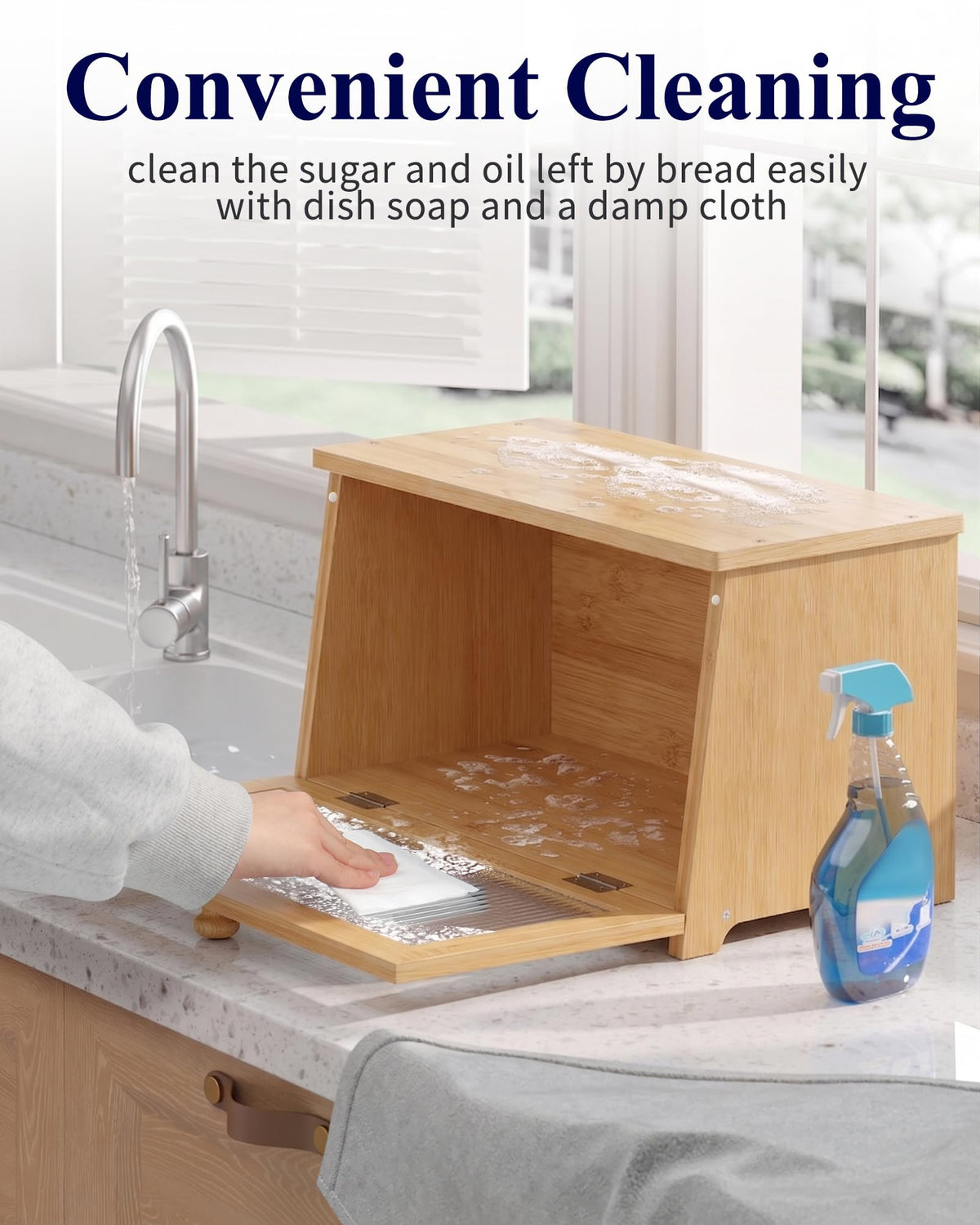 Wooden Bread Box N6248