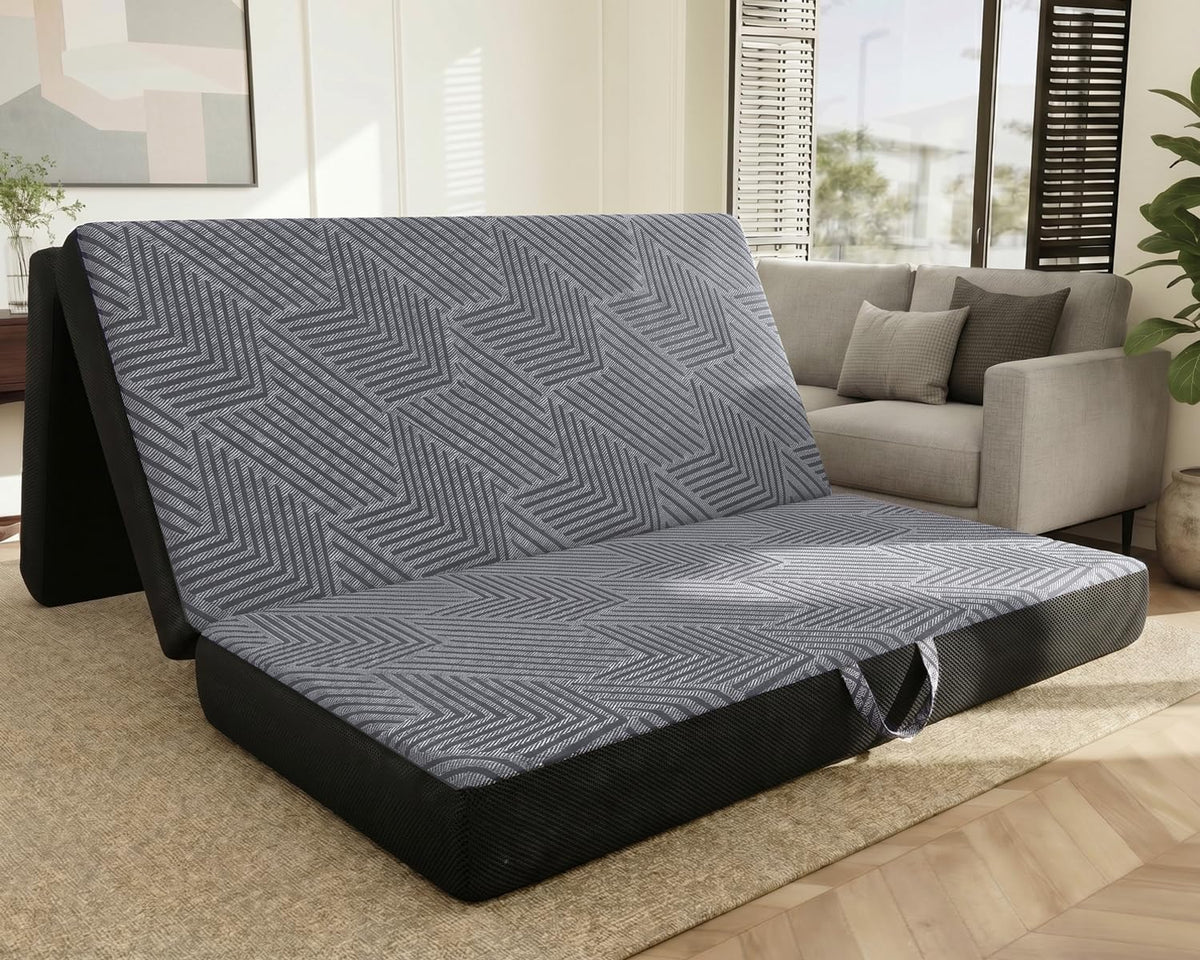 6 Inch Queen Memory Foam Folding Mattress J778