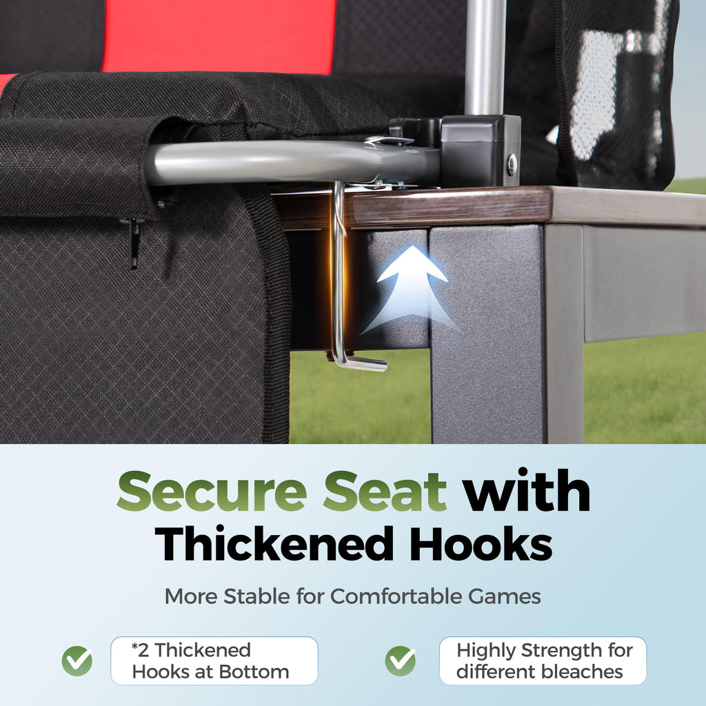 Extra Wide Padded Stadium Seats with Back Support P150307