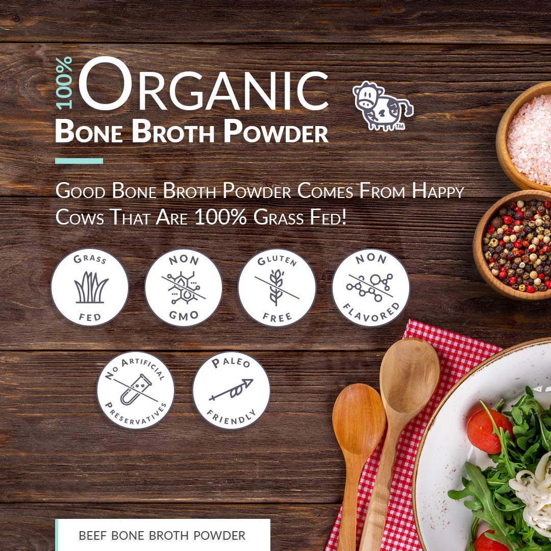 Bone Broth Powder Organic Protein 2LB C70727