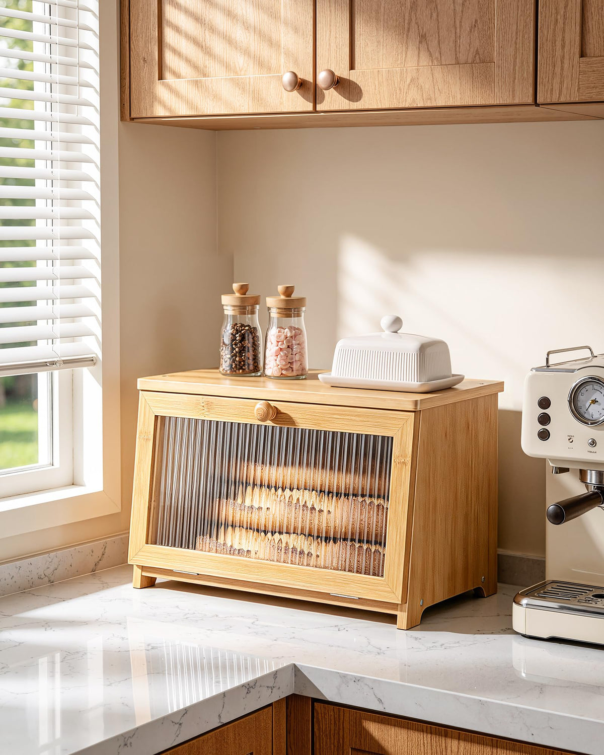 Wooden Bread Box N6248