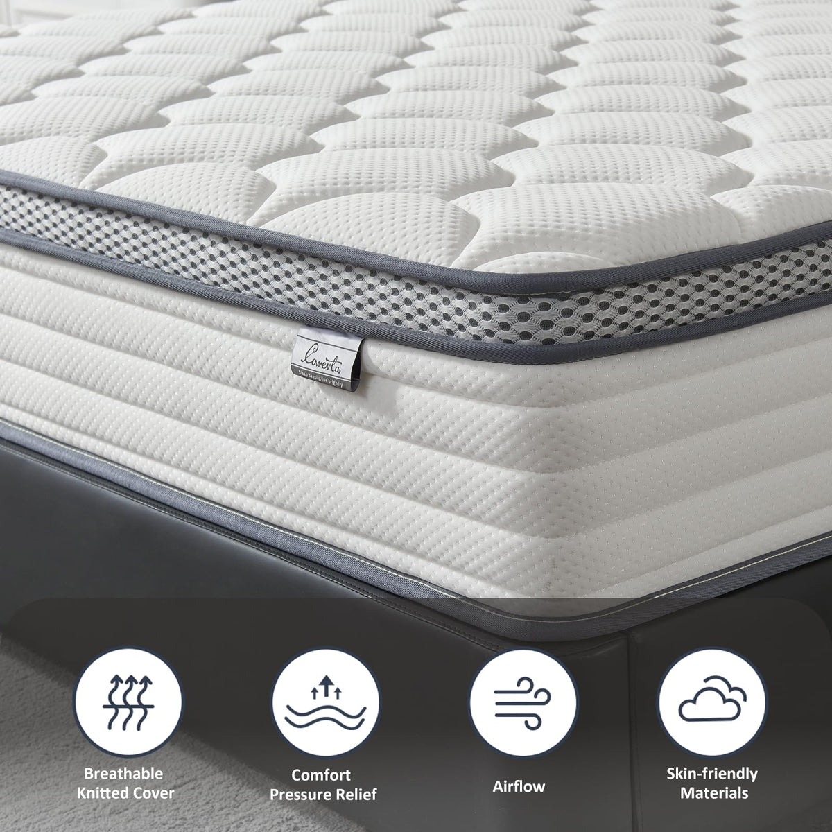 Full Size 12 Inch Hybrid Mattress O123