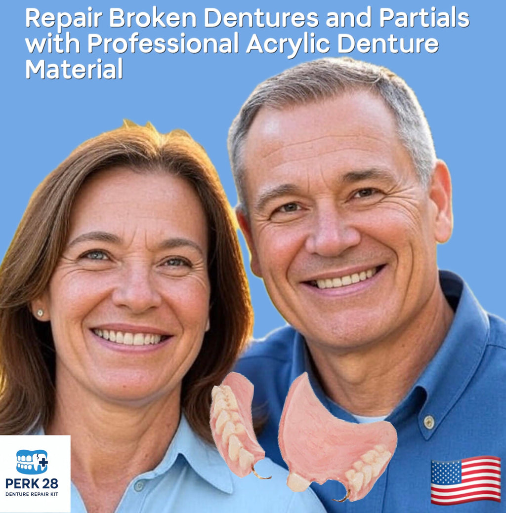 Denture Repair Kit with 28 Denture Teeth L147508