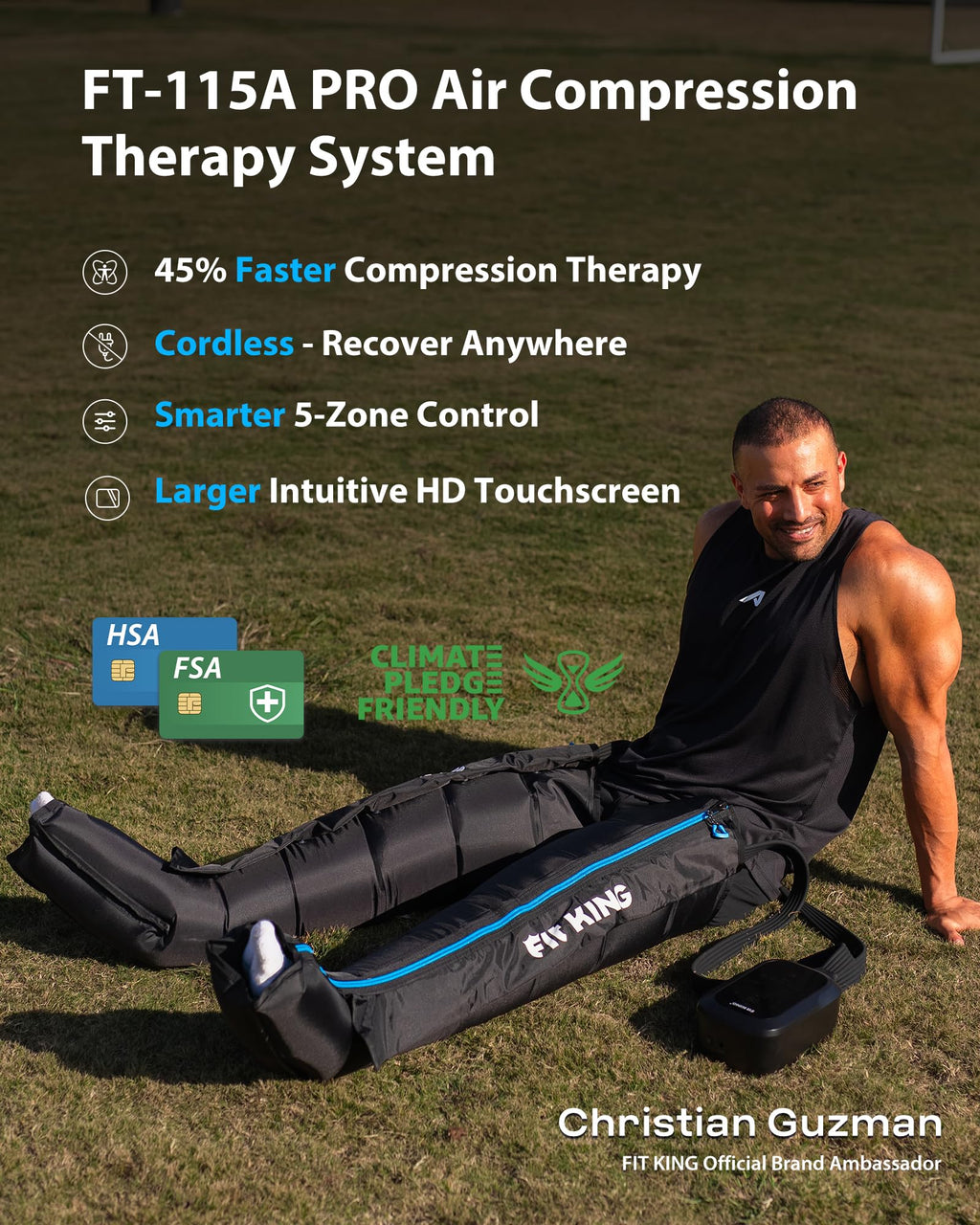 Cordless Leg Massager Compression Boots A617577