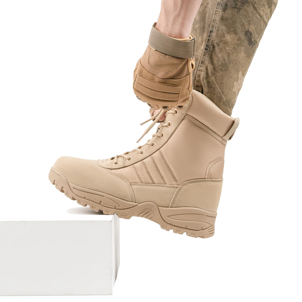 Men's Side Zipper Tactical Work Boots T646043