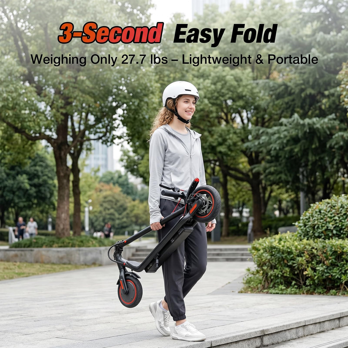 Electric Scooter with 8.5" Pneumatic Tires P182