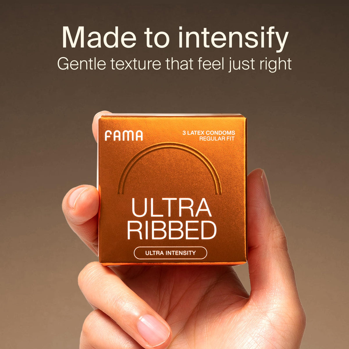 Ribbed Lubricated Natural Latex Condoms 3 Count B572