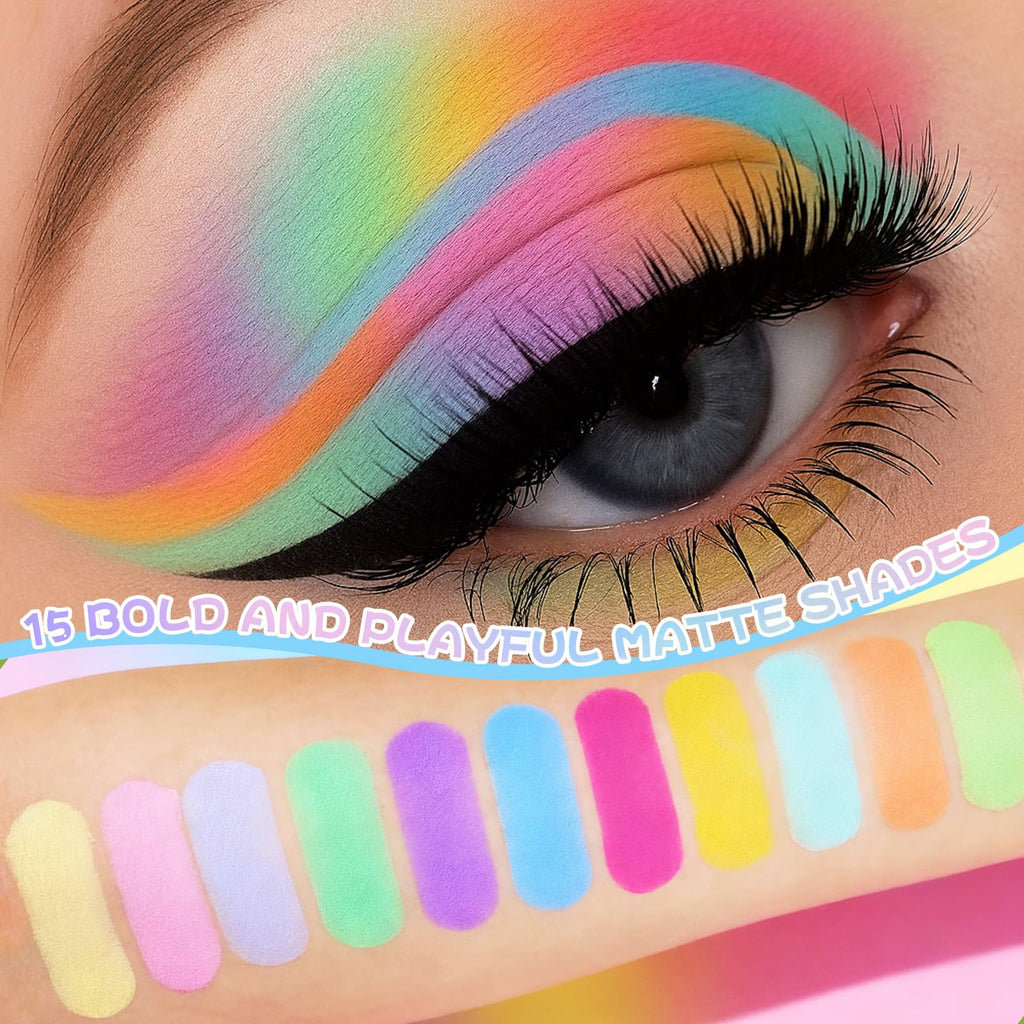 Colorful Matte 15 Shades Eyeshadow Palette L12304