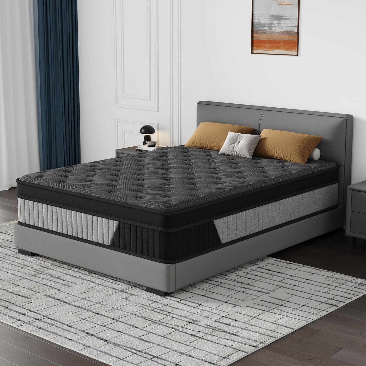 12 Inch Full Hybrid Memory Foam Mattress N9715