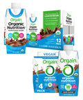 Organic Vegan Plant Based Nutritional Shake, Chocolate Vanilla, 11 Fl Oz (Pack of 4) T232