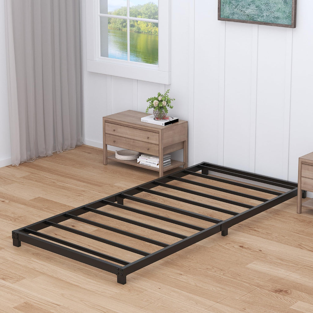 4 Inch Low Profile Twin Platform Bed Frame U927989