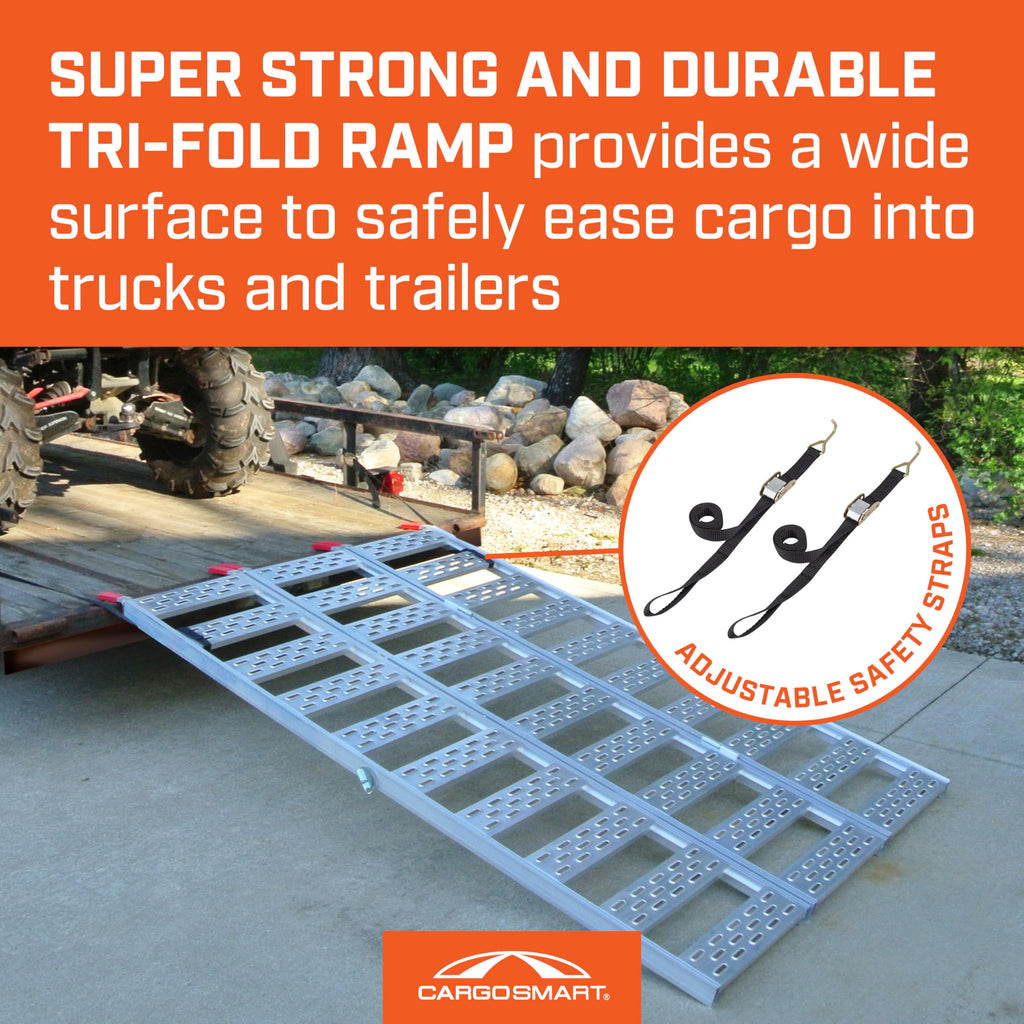 Aluminum Tri-Fold Ramp 1500 Lb Capacity F5059