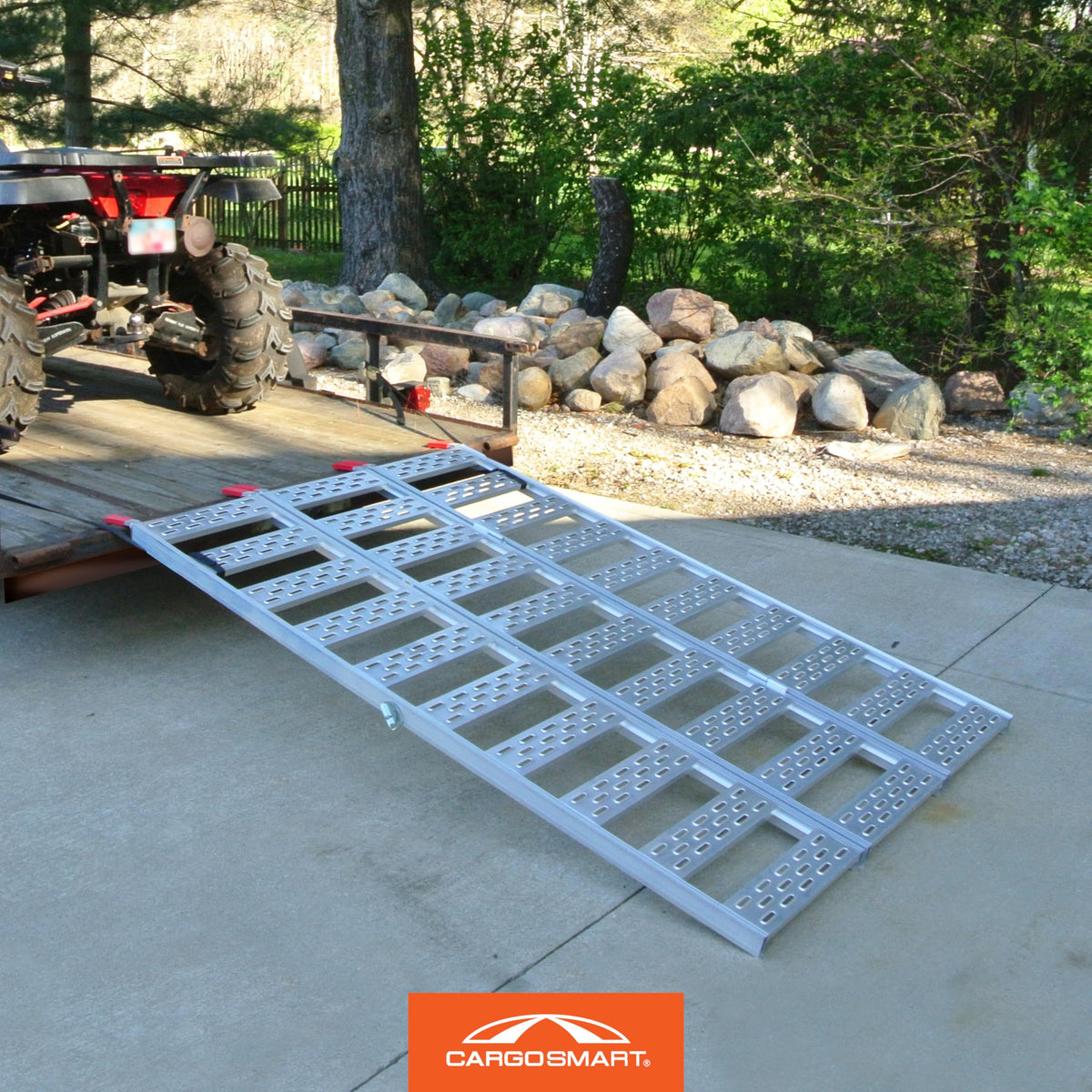 Aluminum Tri-Fold Ramp 1500 Lb Capacity F5059